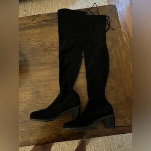 Stuart Weitzman Tieland Suede Over-The-Knee Boots